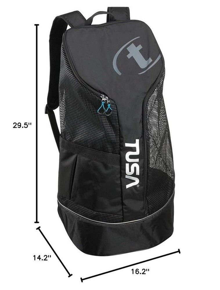 TUSA BA-0103 Mesh Backpack Black