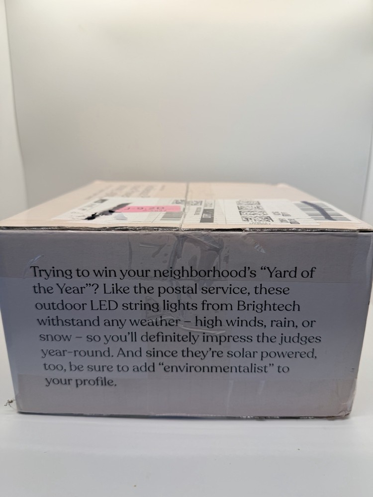 Ambience Pro Solar Powered LED String Lights 27 Ft. Weatherproof.