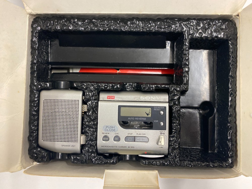 Sony M-950 Micro Cassette Recorder with Detachable Speaker Module