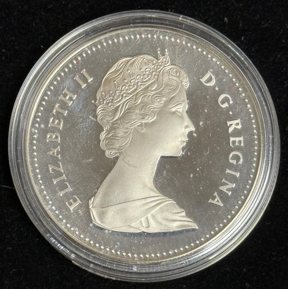 1982 Canada Proof Commemorative Silver Dollar - Regina Dollar