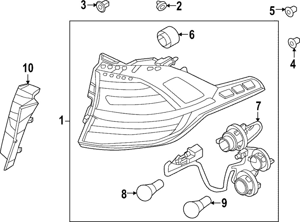 Genuine Kia Socket & Wire 92491-P1020