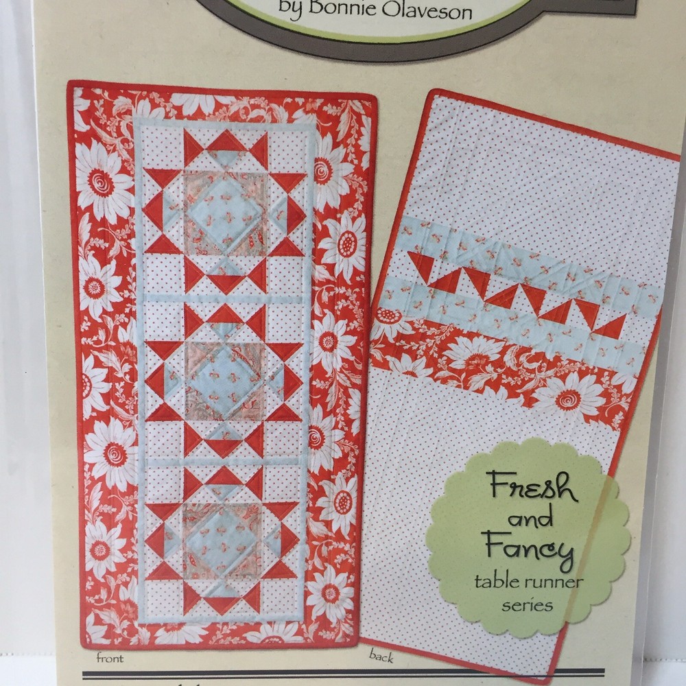 May Table Runner Quilt Pattern Cotton Way 21" x 42"
