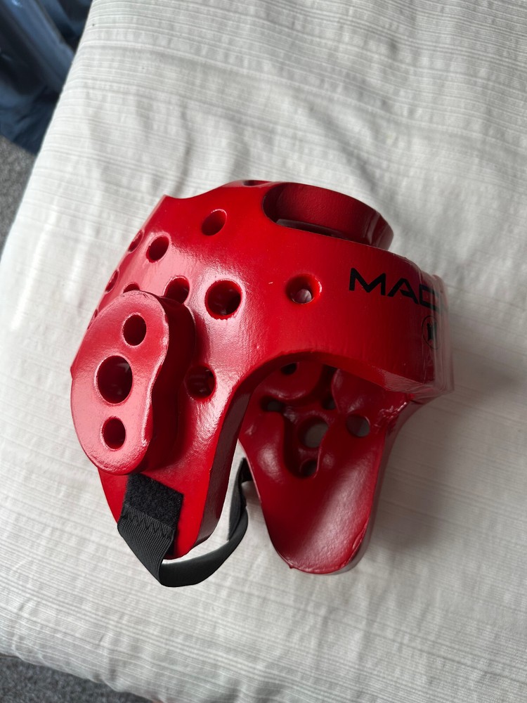 Macho Martial Arts Head Gear Red