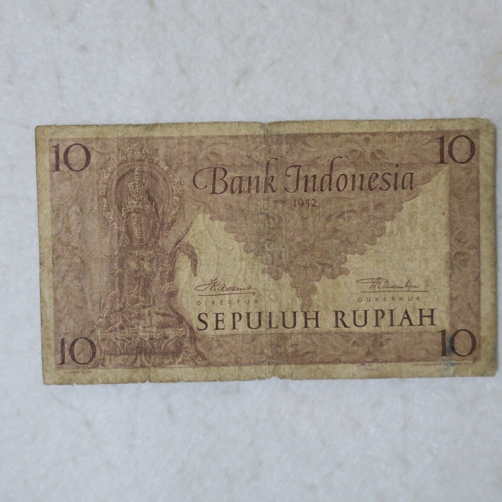 Indonesia 10 Rupiah 1952