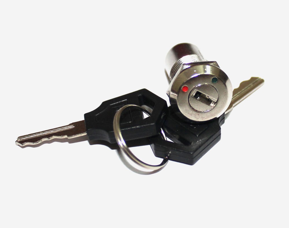 2pcs Key Switch ON /OFF Lock Switch Two Keys Key Set Mini Key Switch Ignition