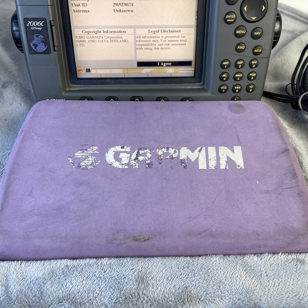 Garmin GPSmap 2006c Chartplotter Multifunction Display With Mount And Suncover