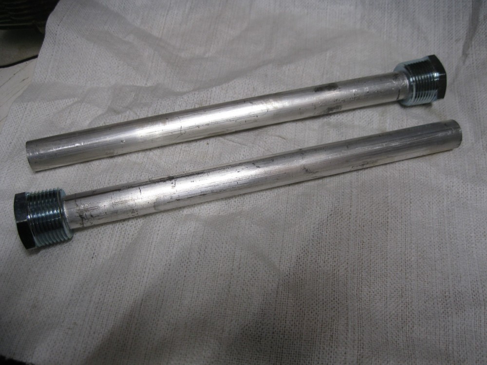 2 QTY, RV Water Heater Anode Rod Aluminum Zinc  - Fits Suburban and Mor-Flo