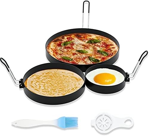 Omelet Pancake Egg Rings 3 Pack Stainless