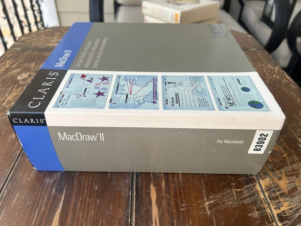 Claris MacDraw II Demo Software Boxed Set Disks Manuals