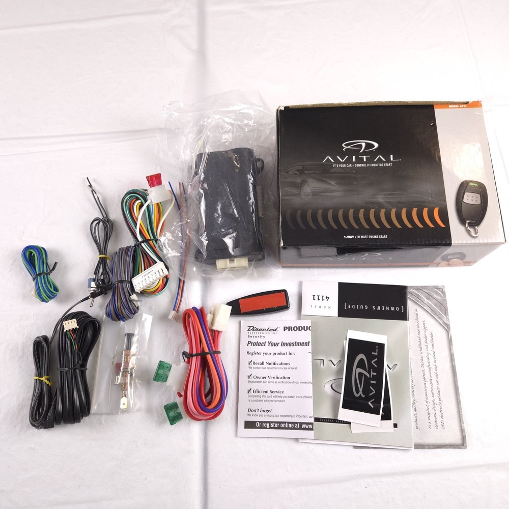 Avital Model 4111 One Way Remote Engine Start System OPEN BOX New