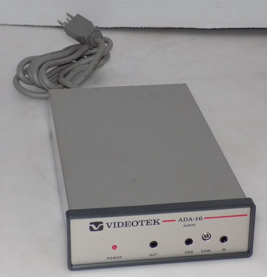 VIDEOTEK ADA-16 analog audio distribution amplifier