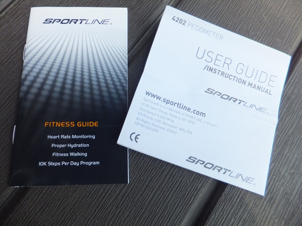 New Open Package 2 Function Sportline Distance & Step Walking Pedometer