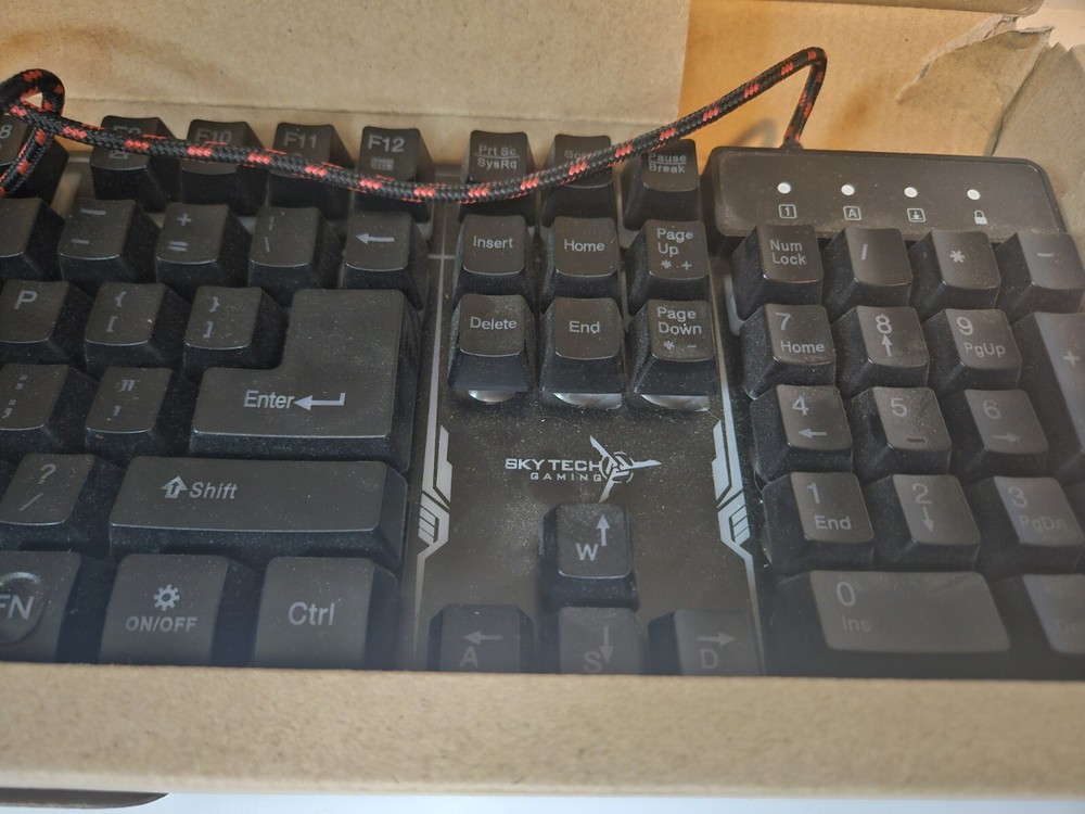 Skytech Mechanical Illuminated Gaming Keyboard K845 And Mouse