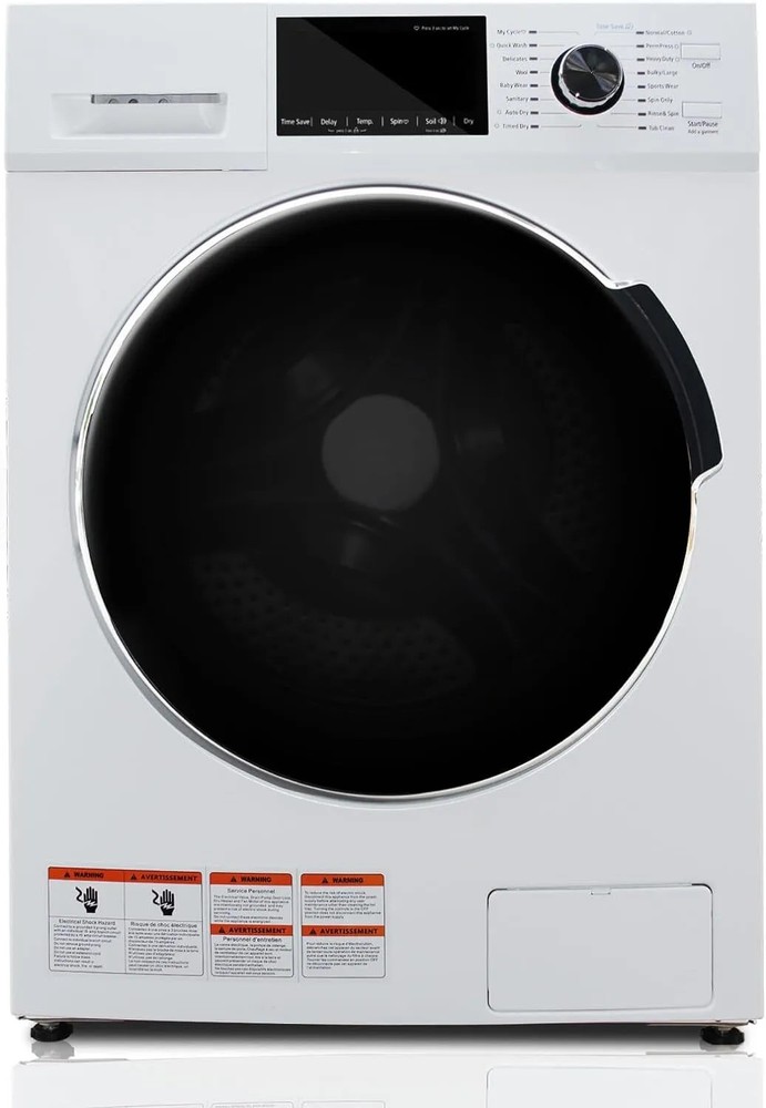 Smad 2.7 Cu.Ft Compact Front Load Washing Machine Laundry 36 Mins Quick Wash