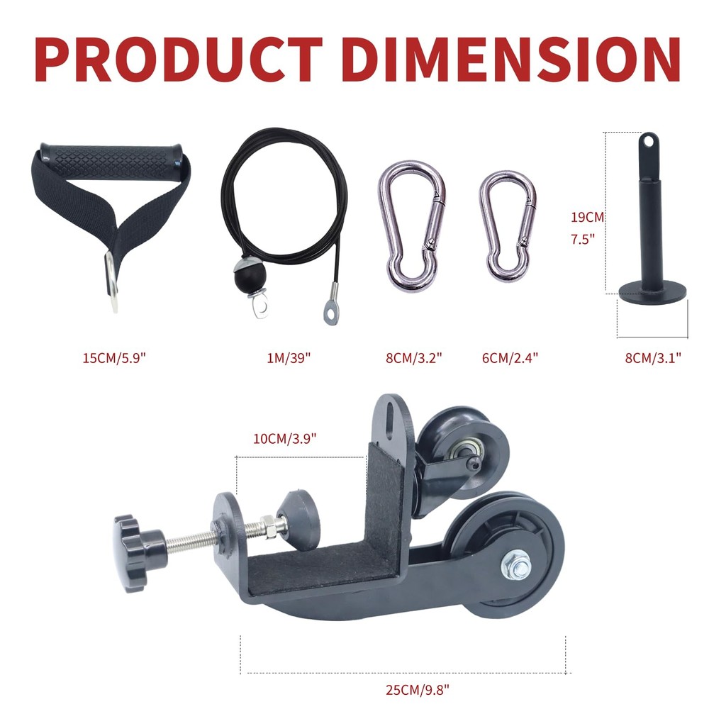 Arm Wrestling Training Pulley System Professional, Forearm Workout Table Equi...