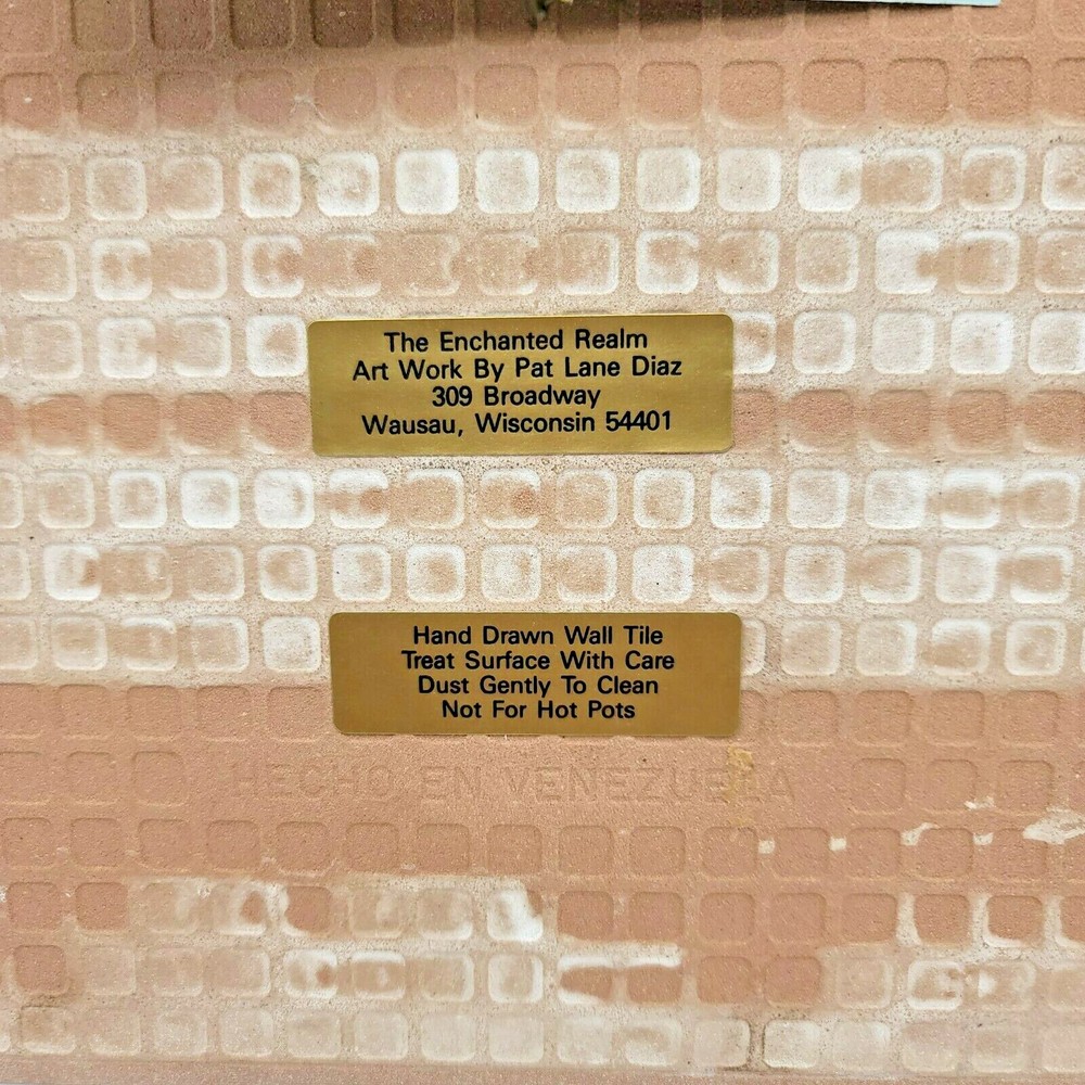 Hand Painted 8"x8" Ceramic Tile "SOME HUSBANDS" Signed