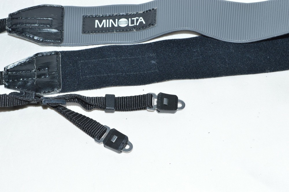 Minolta Black and Grey Adjustable Camcorder Camera Strap (CS-144)