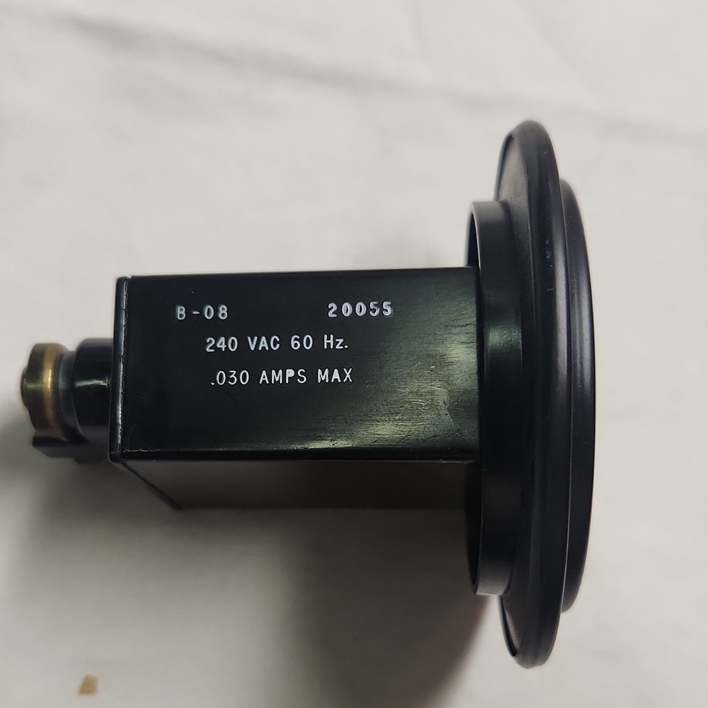 Hobbs Elapsed Time Indicator 20055 Panel Meter TIME Stewart Warner