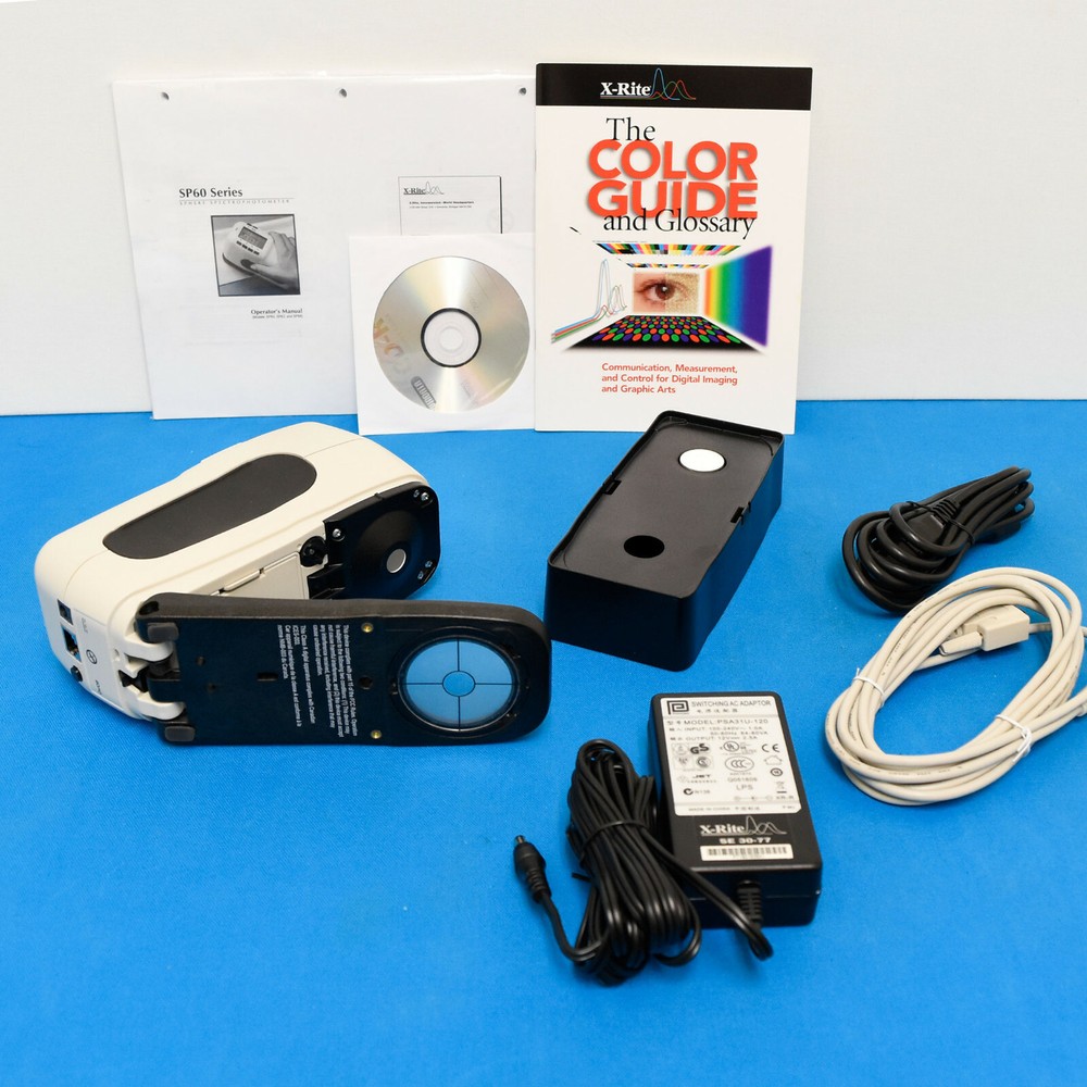 X-Rite SP64 Portable Sphere Spectrophotometer Lab values 4 print fabric physical