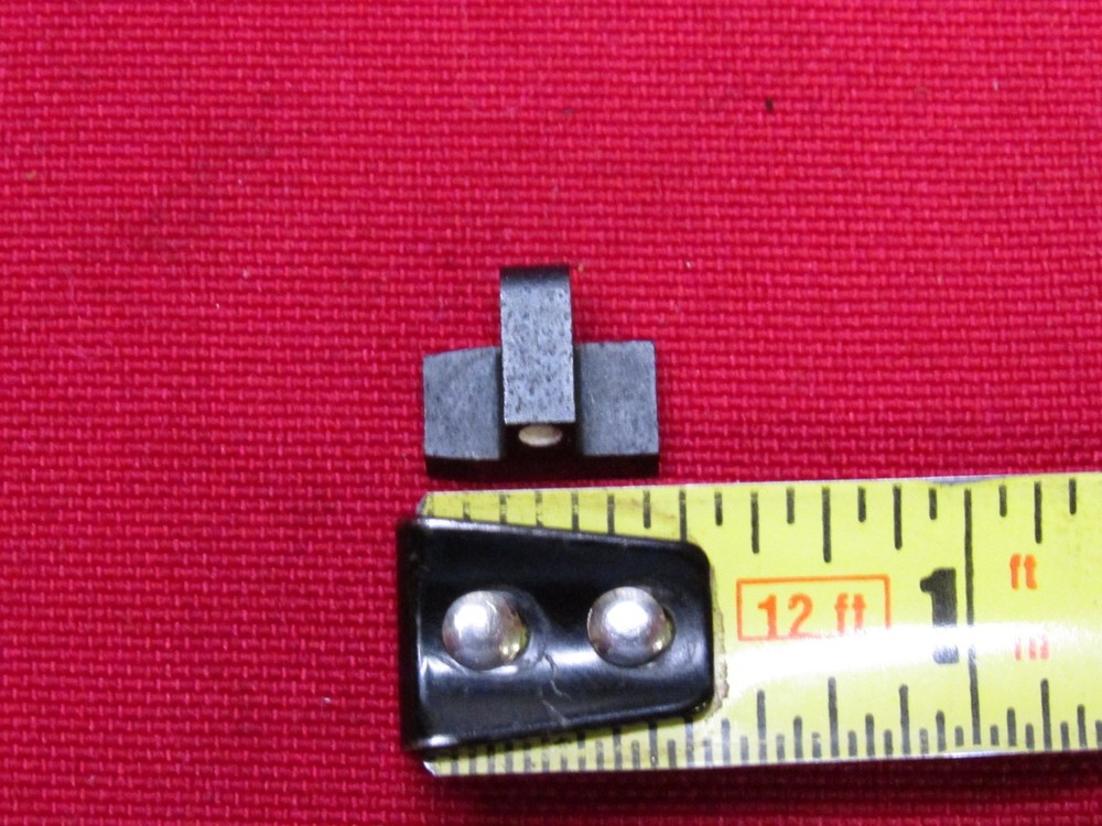 Dovetail Front Pistol White Dot Sight - 0.230" Tall