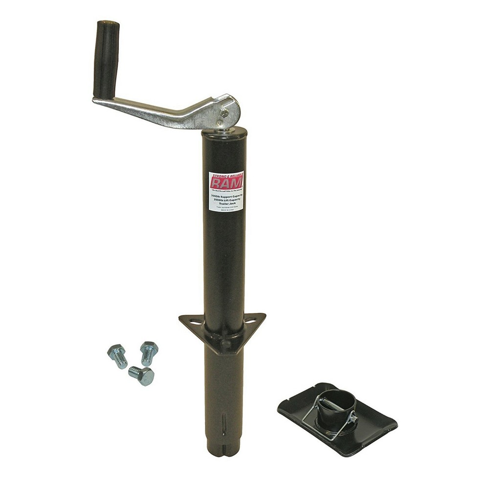 A-Frame Trailer Jack with Foot and Mounting Hardware (JB-2002B-100B)