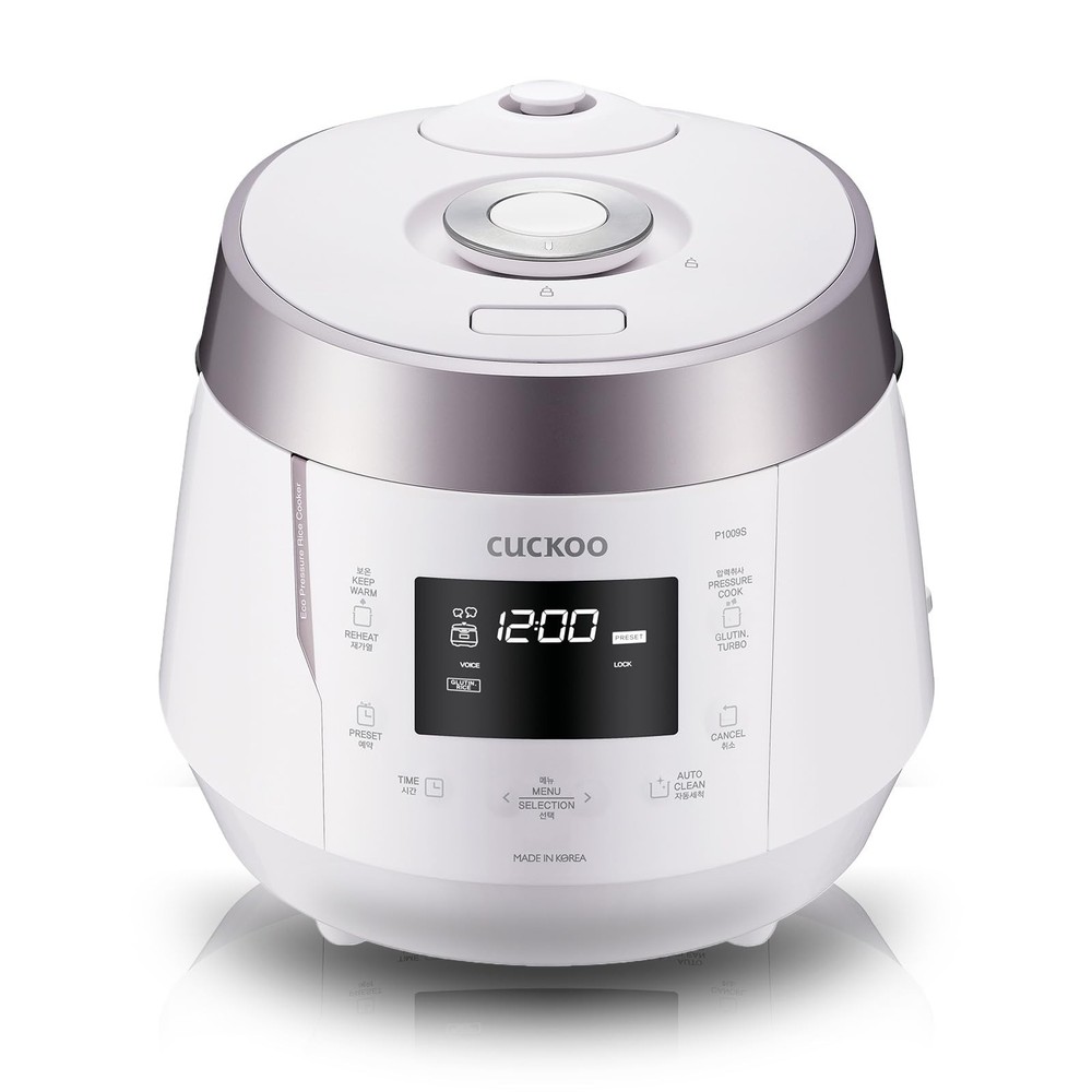 Cuckoo Heating Pressure Cooker & Warmer – 12 built-in programs, Glutinous.