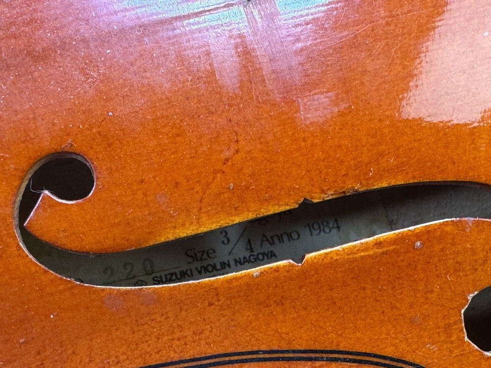 vintage violin Suzuki With Case