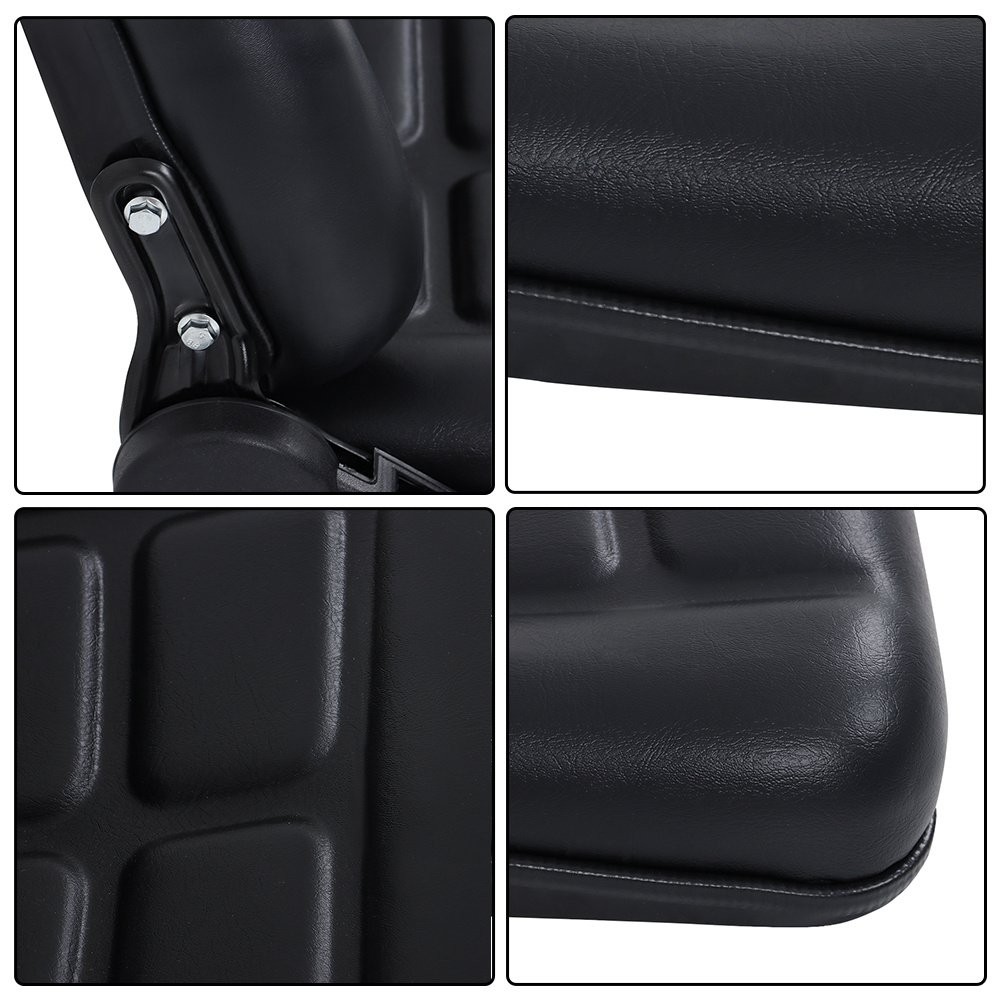 Waterproof Adjustable Fold Down Forklift Seat Angle Backrest For Excavators US