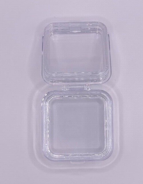 20 Pack, Denture False Teeth Membrane Case Container Hinged Display Box Jewelry