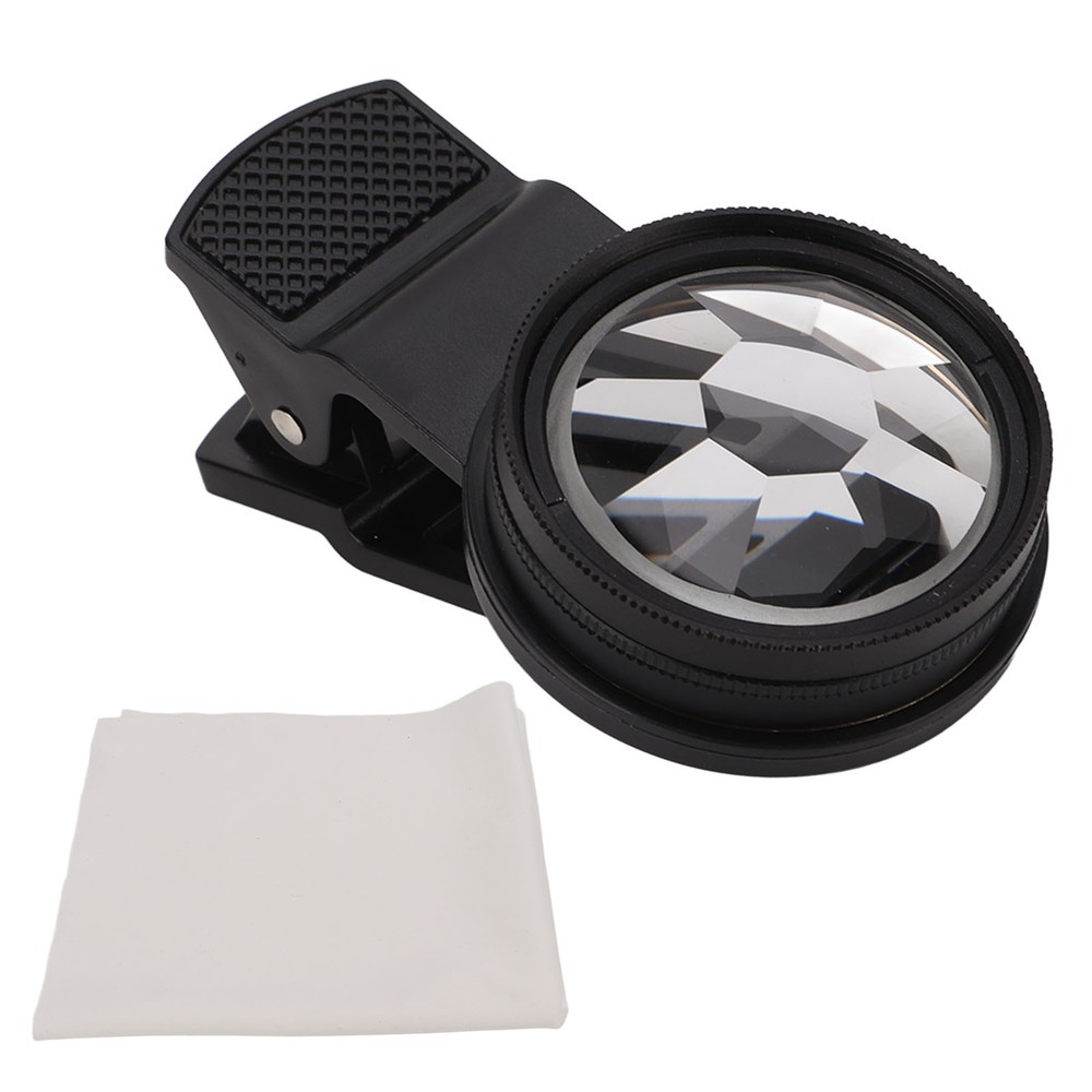 Hot Camera Lens Octahedral Kaleidoscope Multi Image External Filter Lens For