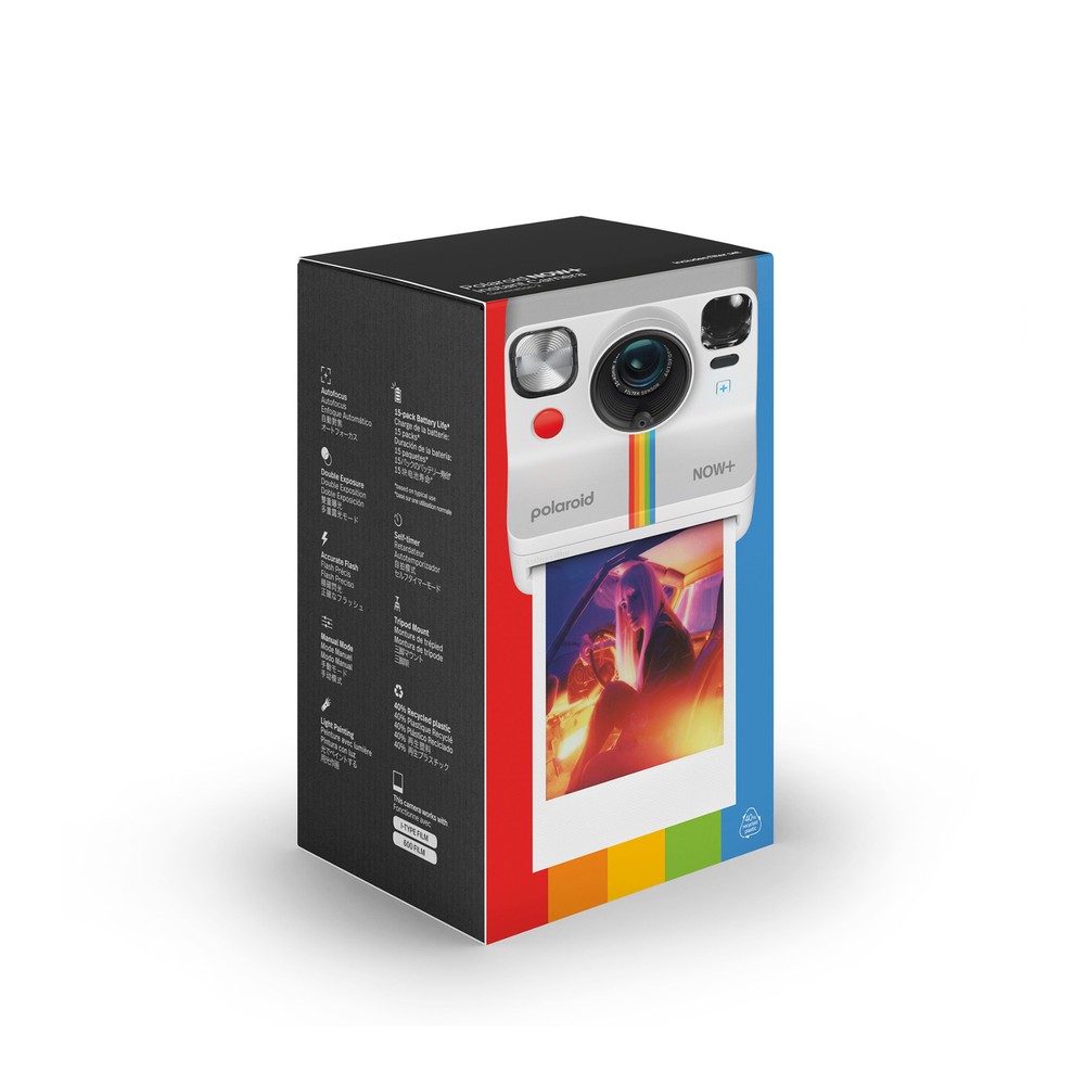 Polaroid Now Plus Instant Camera Generation 2 White