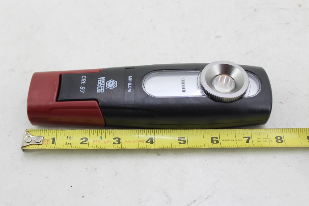 Matco Color Match Rechargeable Magnetic Folding Base Paint Flashlight Sun Light