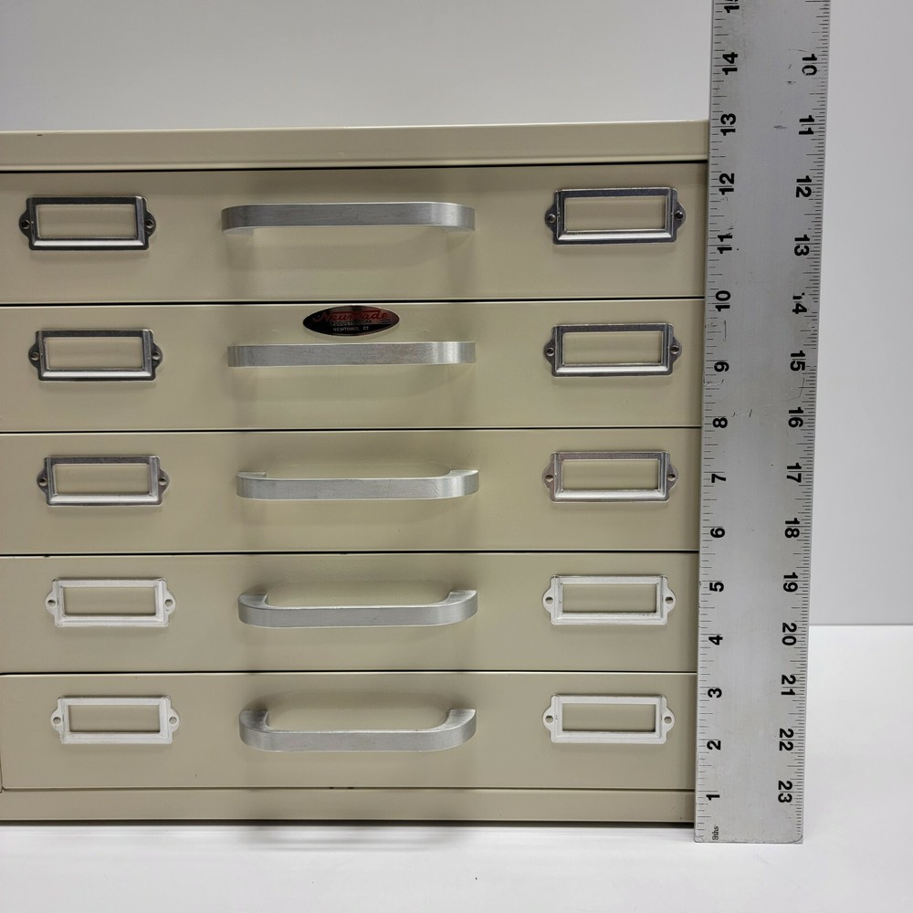 VERY NICE - NEUMADE 5-Drawer STACKABLE Storage File Cabinet with 5 rows in each