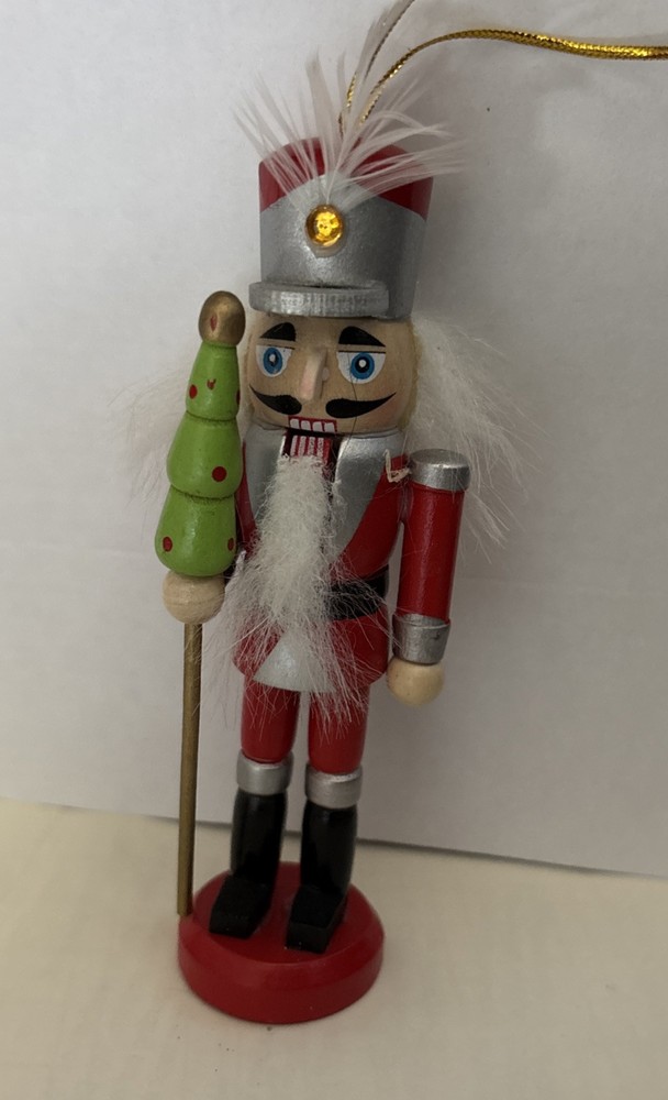 Nutcracker 5 inches Wood Christmas Ornament