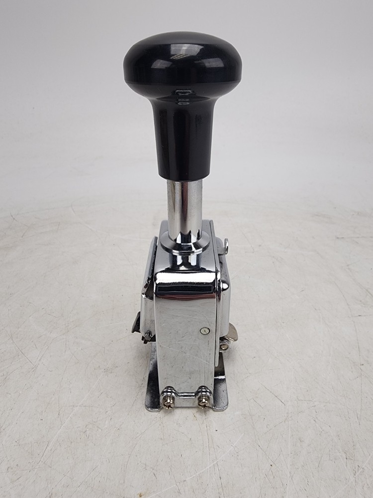 Vintage Tannco Model 600 Automatic Numbering Machine Tested Box AS IS