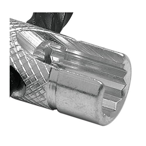 LX-1426 Silver Small Four-Way Grease Fitting Tool, Small for ¼-28 Threads,