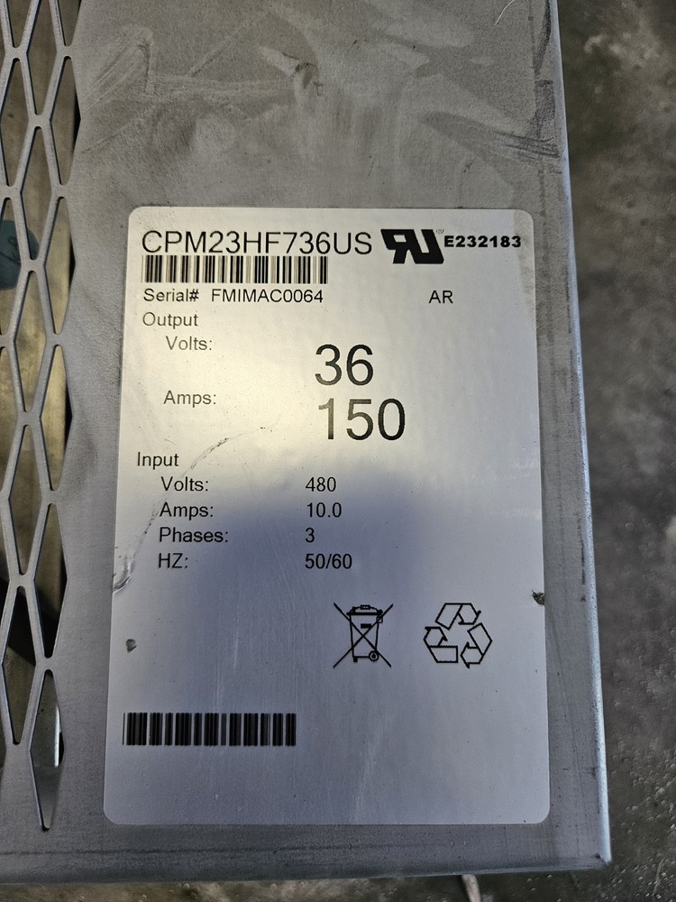 Exide CPM23HF736US 480 VOLTS W/ BOARD 4CMP6016 & CPC3703