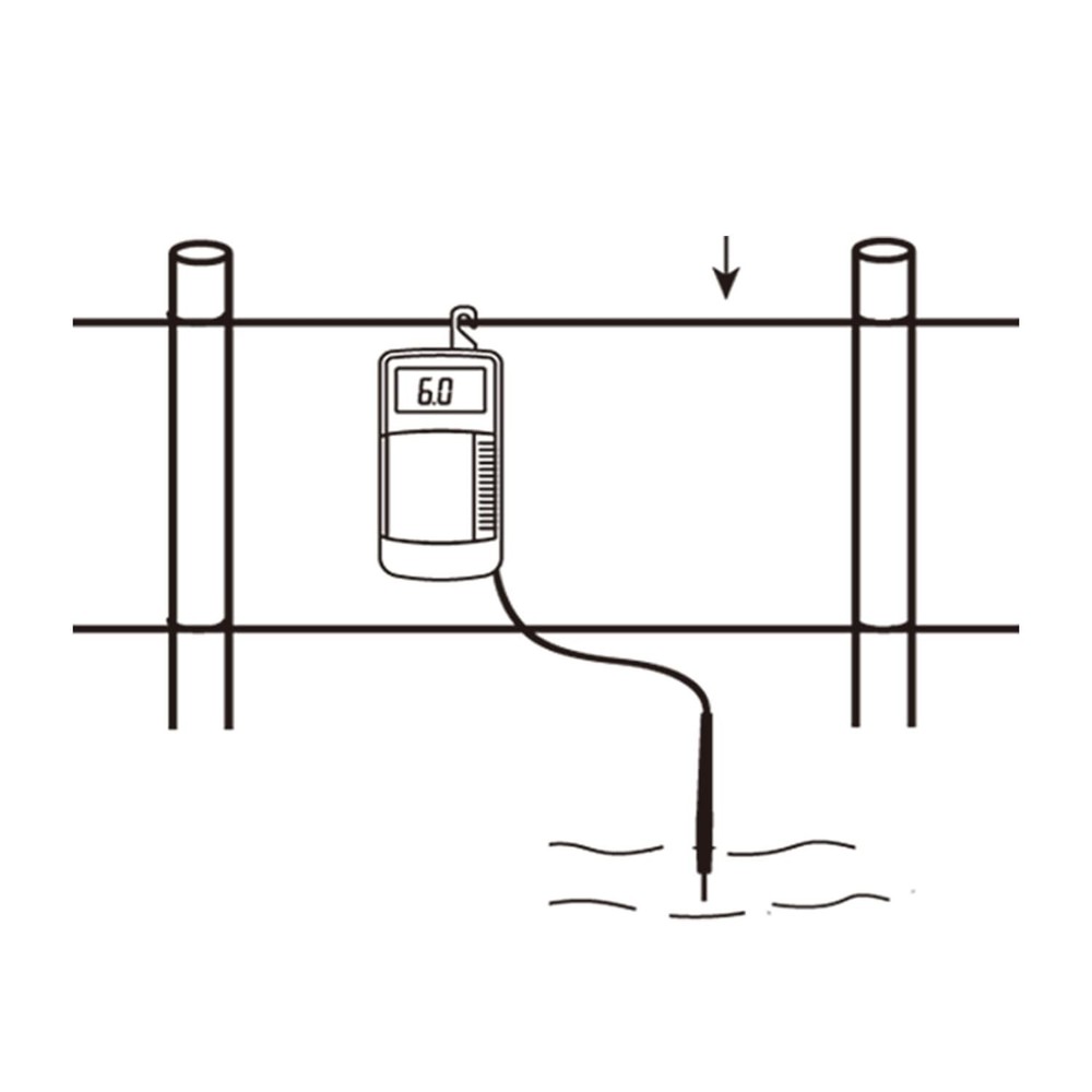 Multi-Functional Electric Fence Meter - Battery Powered Voltage Checker with Bag