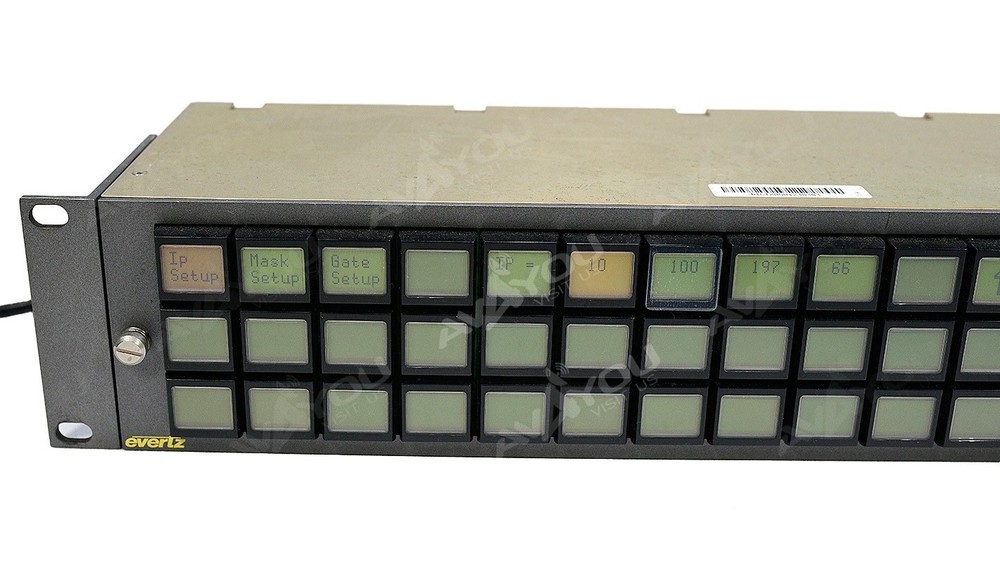 Evertz CP-2048E 2RU 48-Button Remote Router Control Panel 2RU