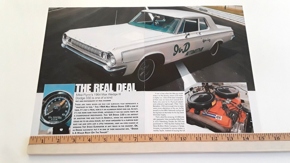 1964 DODGE 330 MAX WEDGE ORIGINAL 2006 ARTICLE