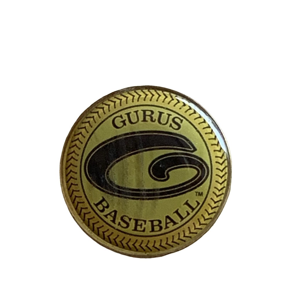 Gurus Baseball Vintage Pin Badge