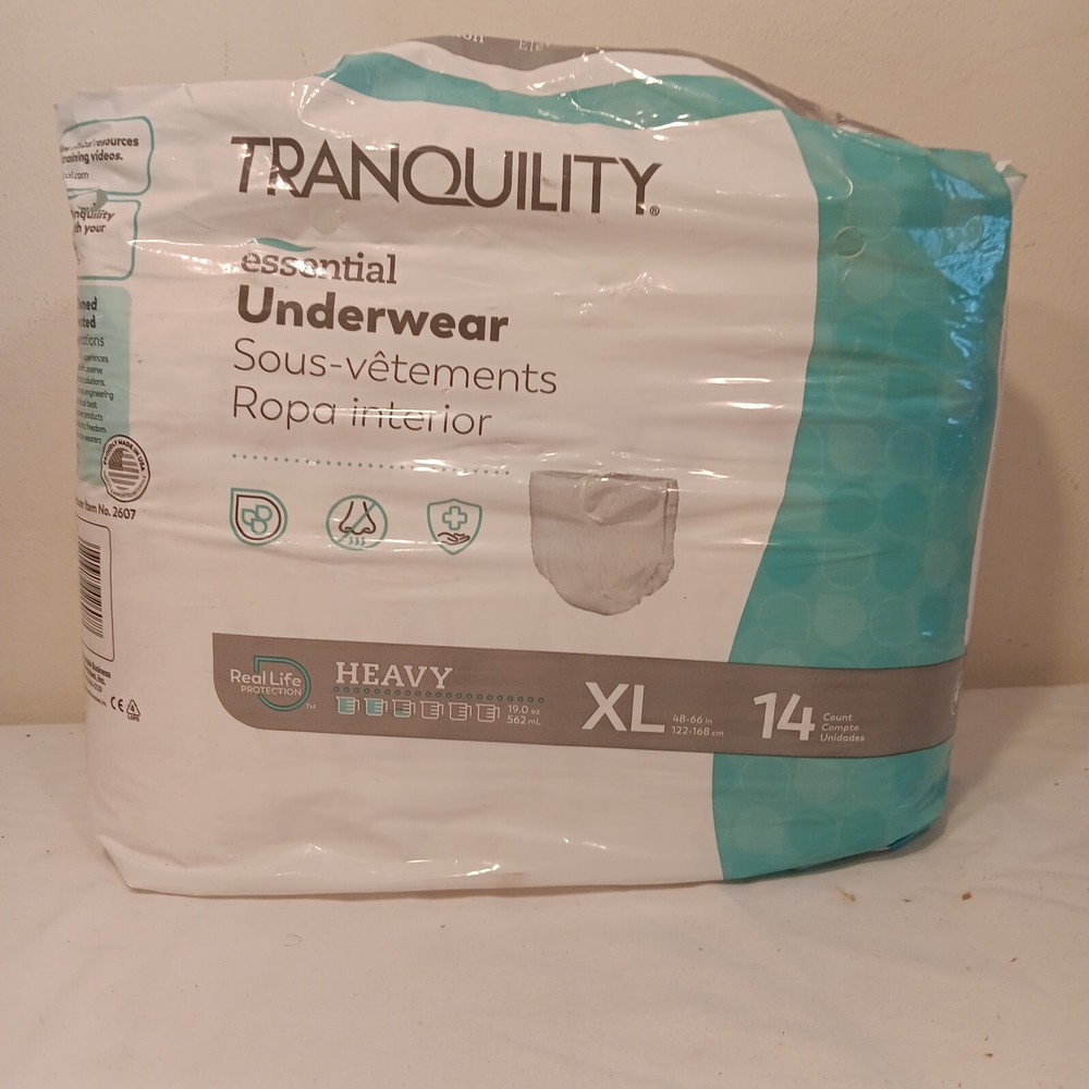 Tranquility Disposable Underwear X-Large Heavy 14 Ct