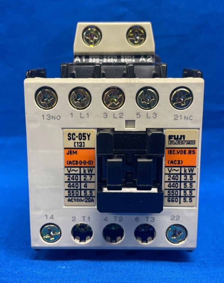 FUJI ELECTRIC AC CONTACTOR SC-05Y 3 POLE