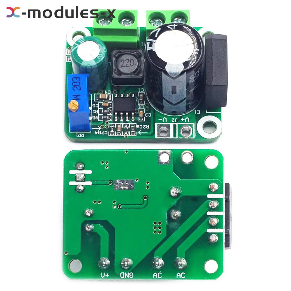 AC/DC-DC Step-down Buck Power Module Adjustable Rectifier Filter 5-20 to 5-32V U