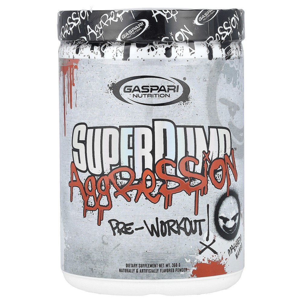 SuperPump Aggression™ Pre- Workout, Mayhem Mango, 360 g