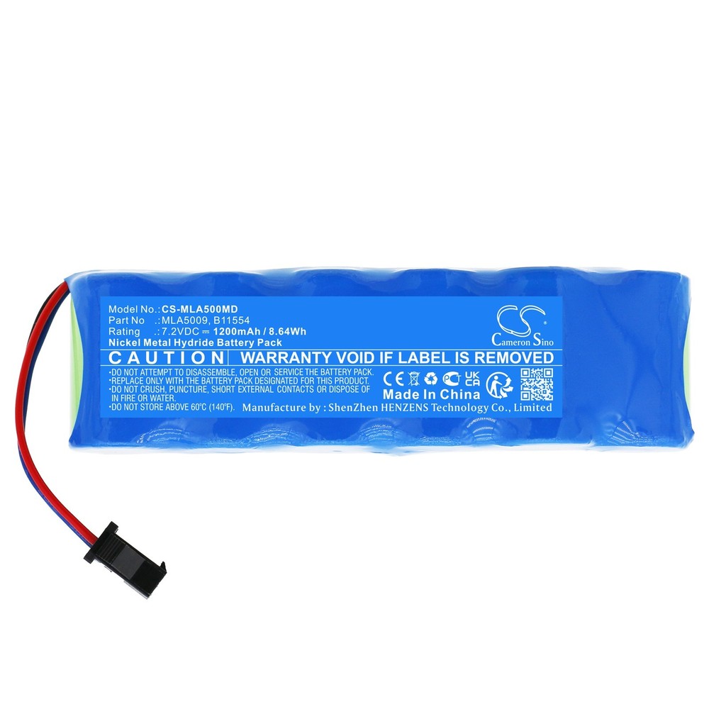 BATTERIE 1200mAh MLA5009 B11554 For Microlab 3500 Pulmonary Function Test Type