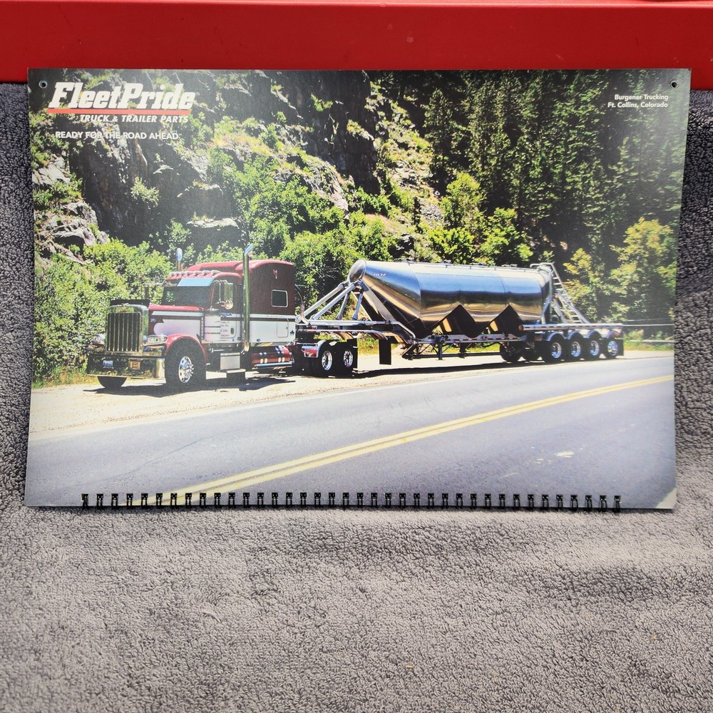 Fleetpride 2019 Calendar. Tractor Trailers. Excellent Condition.