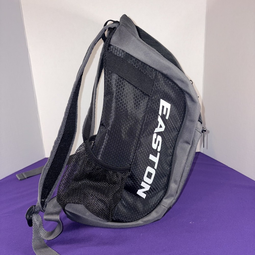 Easton Game Ready Backpack Baseball Softball Black/Gray (Pre-Owned) Ships Folded