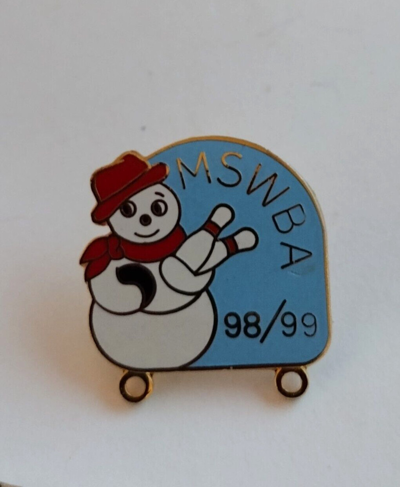 MSWBA 98/99 Snowman Lapel Pin