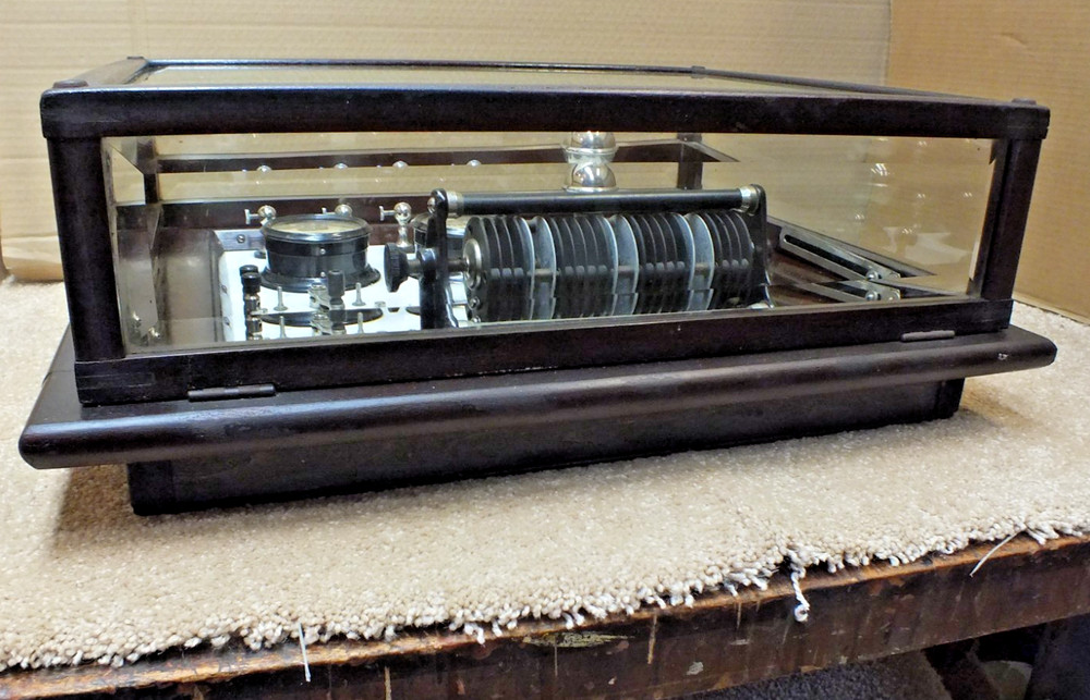 Antique Dynelectron Physicians Device with Atomic Force Control Panel c1913